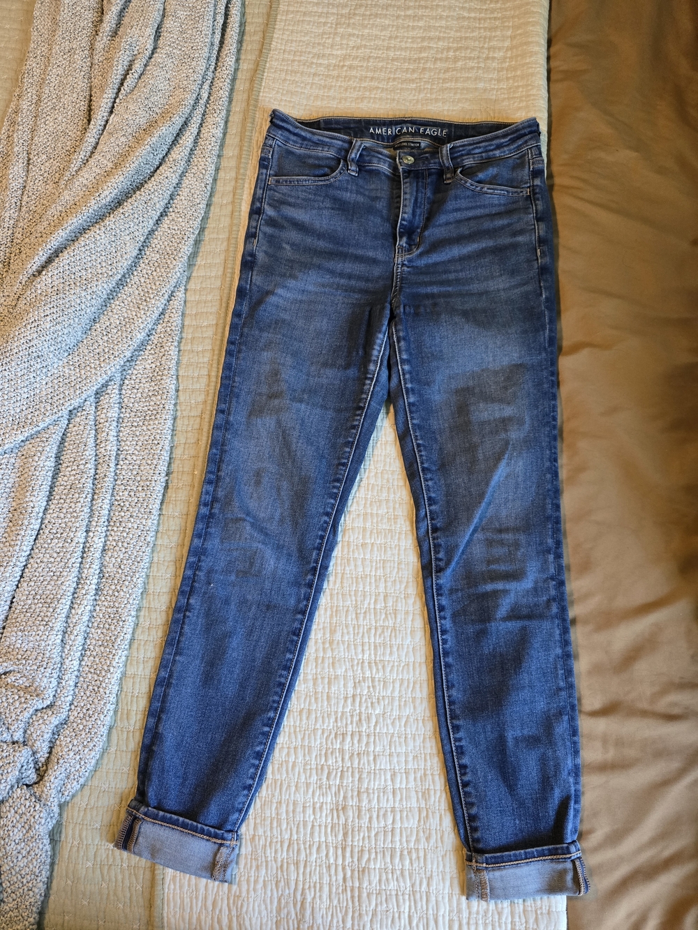 American Eagle Outfitters Women's Blue Skinny Jeans